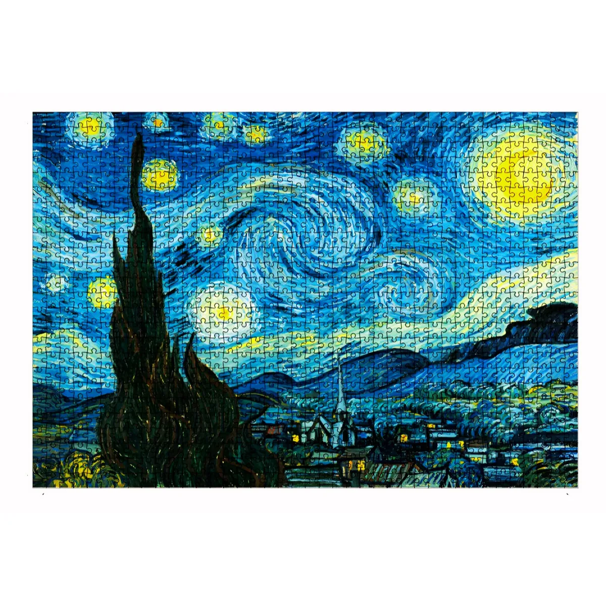 Puzzle 1000 Piezas - Noche Estrellada Van Gogh