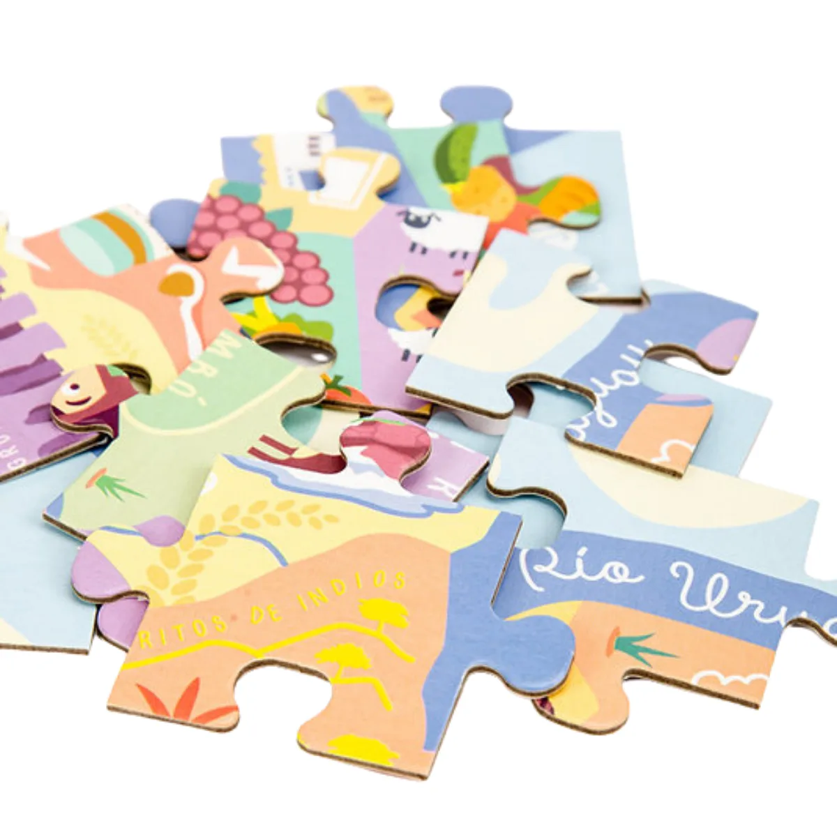 Puzzle 120 piezas Conociendo Uruguay - Pika 3