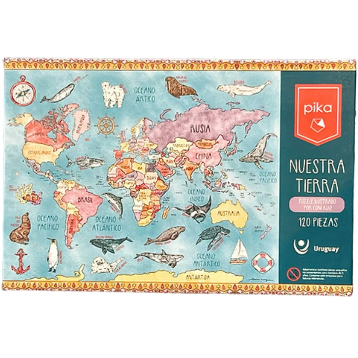 Puzzle 120 piezas Nuestra Tierra - Pika