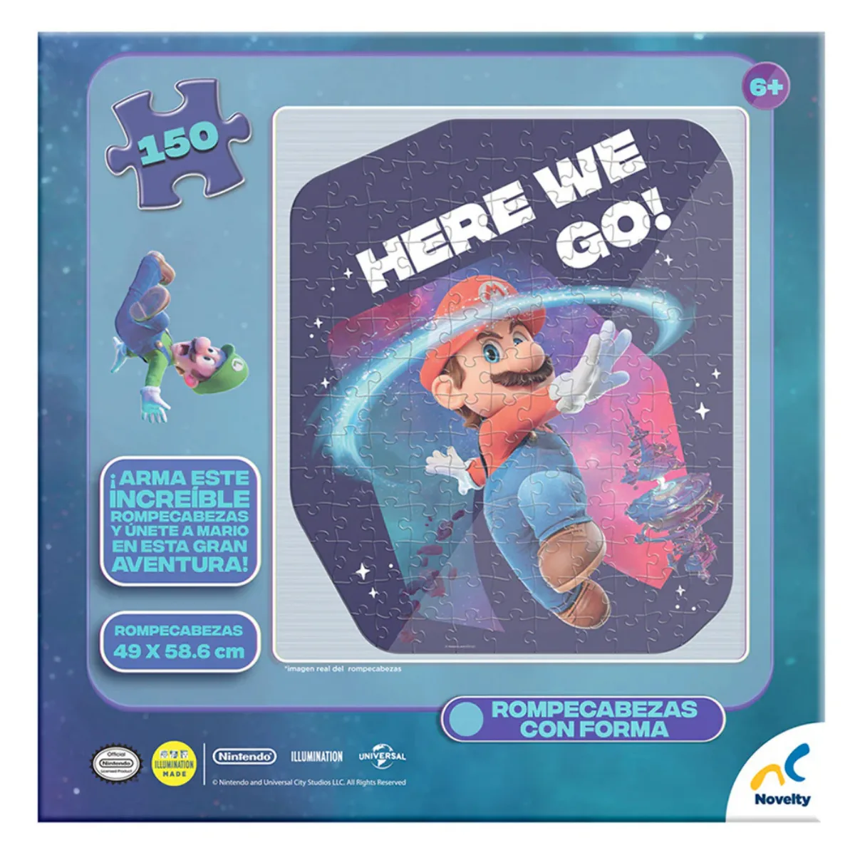 Puzzle 150p con Poster - Super Mario Galaxy 4