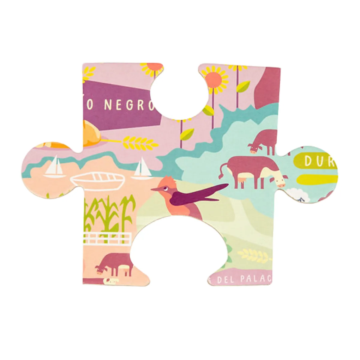 Puzzle 30 piezas Conociendo Uruguay - Pika
