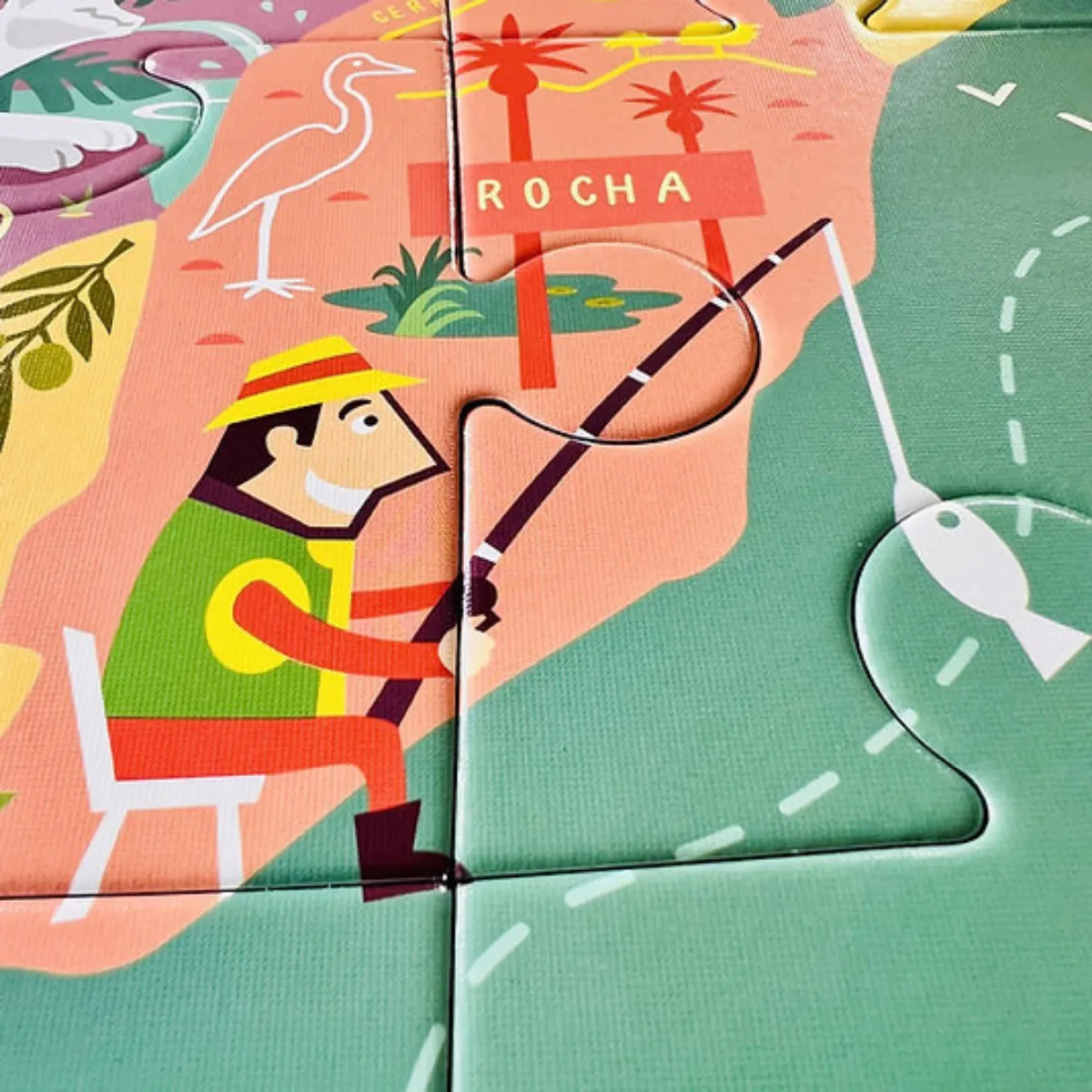 Puzzle 30 piezas Conociendo Uruguay - Pika