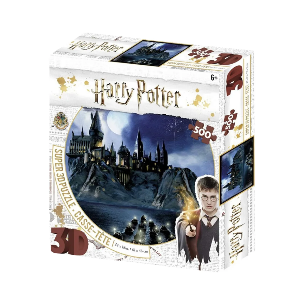 Puzzle 3D 500 piezas - Harry Potter