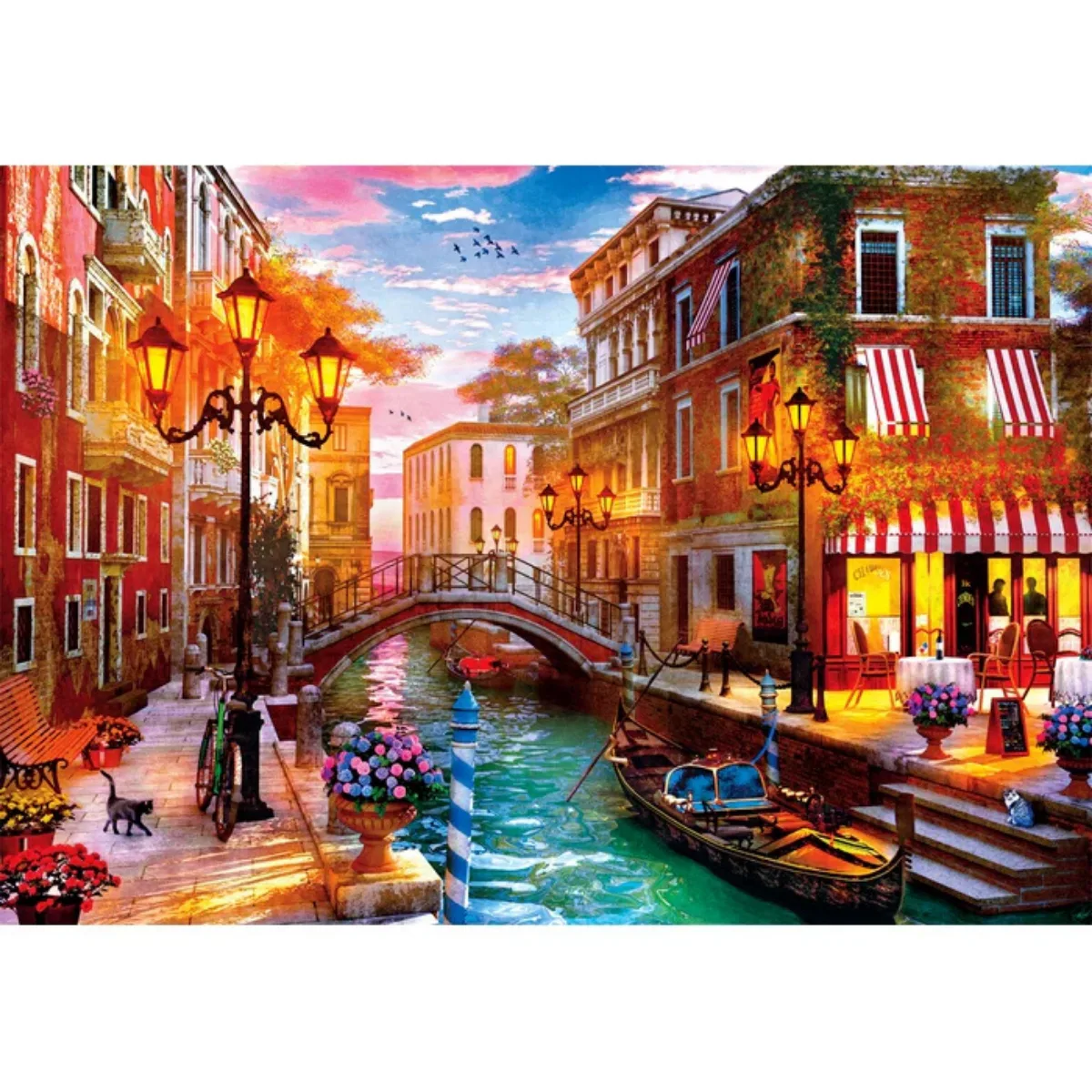 Puzzle 500 Piezas Clementoni - Puesta de Sol sobre Venecia