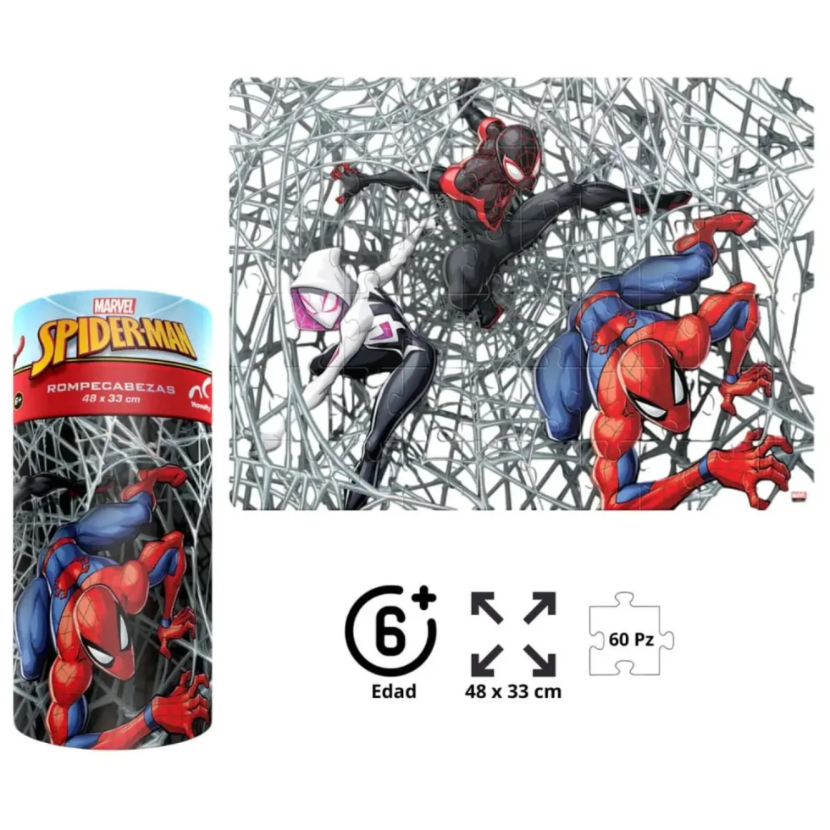 Puzzle 60 piezas Spiderman 4