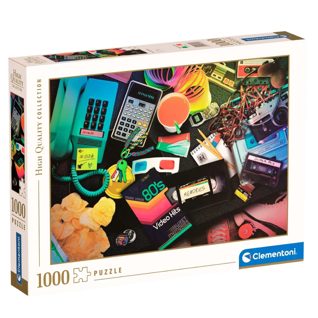 Puzzle Clementoni 1000 piezas - 80 Nostalgia
