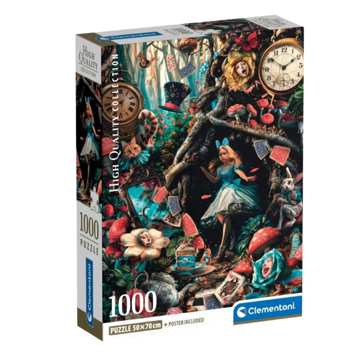 Puzzle Clementoni 1000 Piezas - Alicia en el Pais de las Maravillas