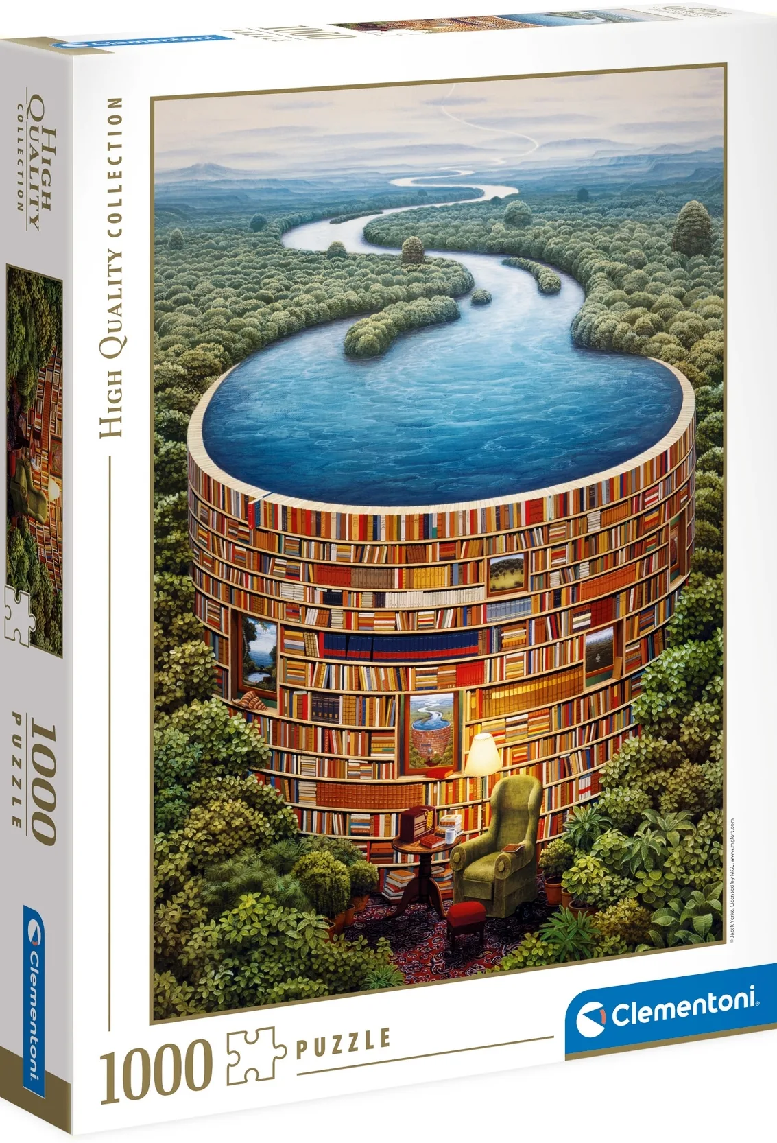 Puzzle Clementoni 1000 piezas - Bibliodame