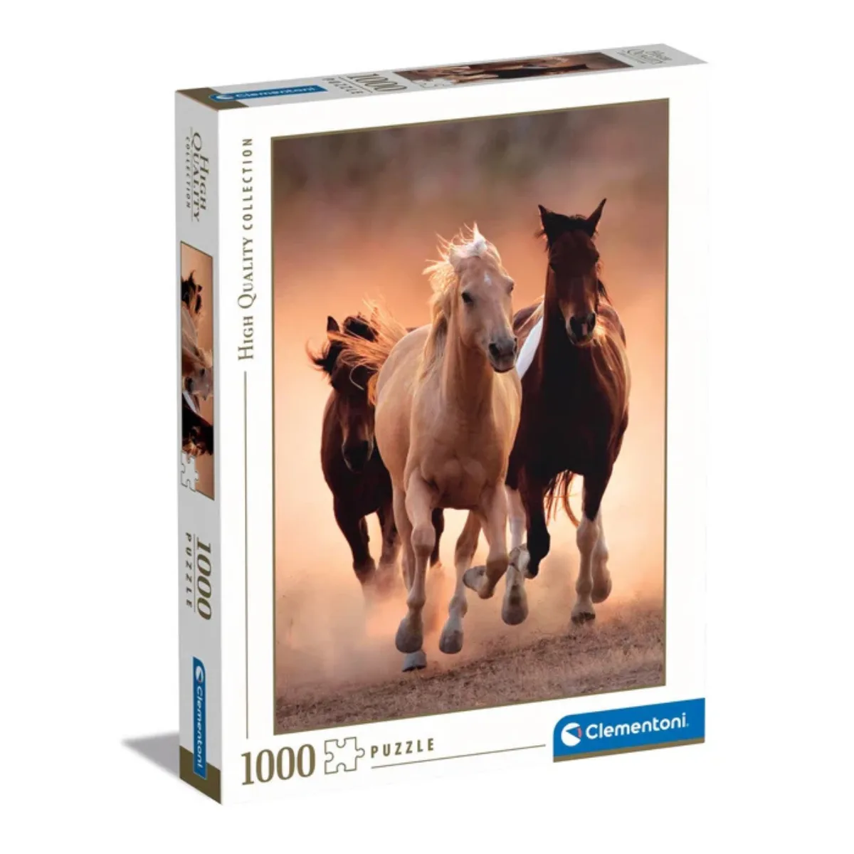 Puzzle Clementoni 1000 piezas Caballos - Running Horses