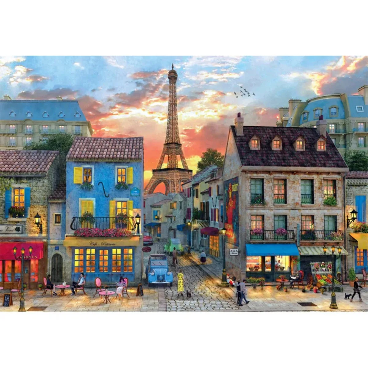 Puzzle Clementoni 1000 piezas - Calles de Paris