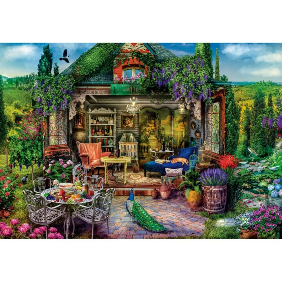 Puzzle Clementoni 1000 Piezas - Escapada a la region vinicola