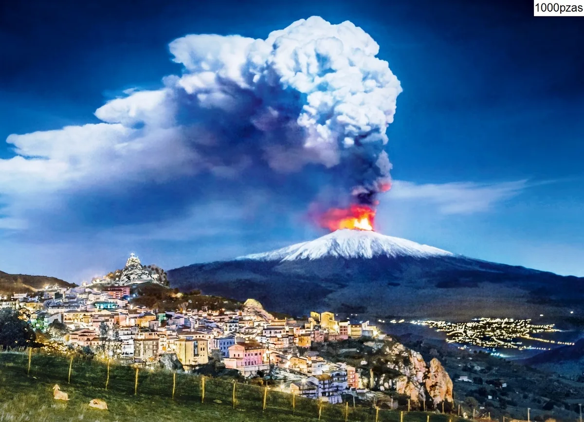 Puzzle Clementoni 1000 piezas - Etna