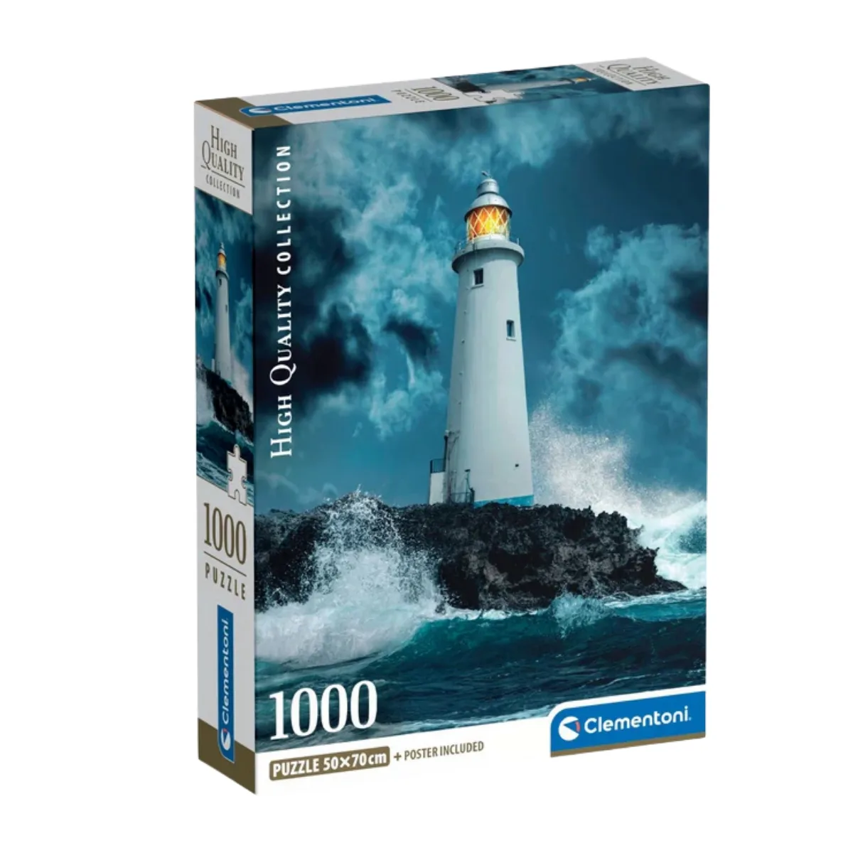 Puzzle Clementoni 1000 Piezas - Faro en la tormenta