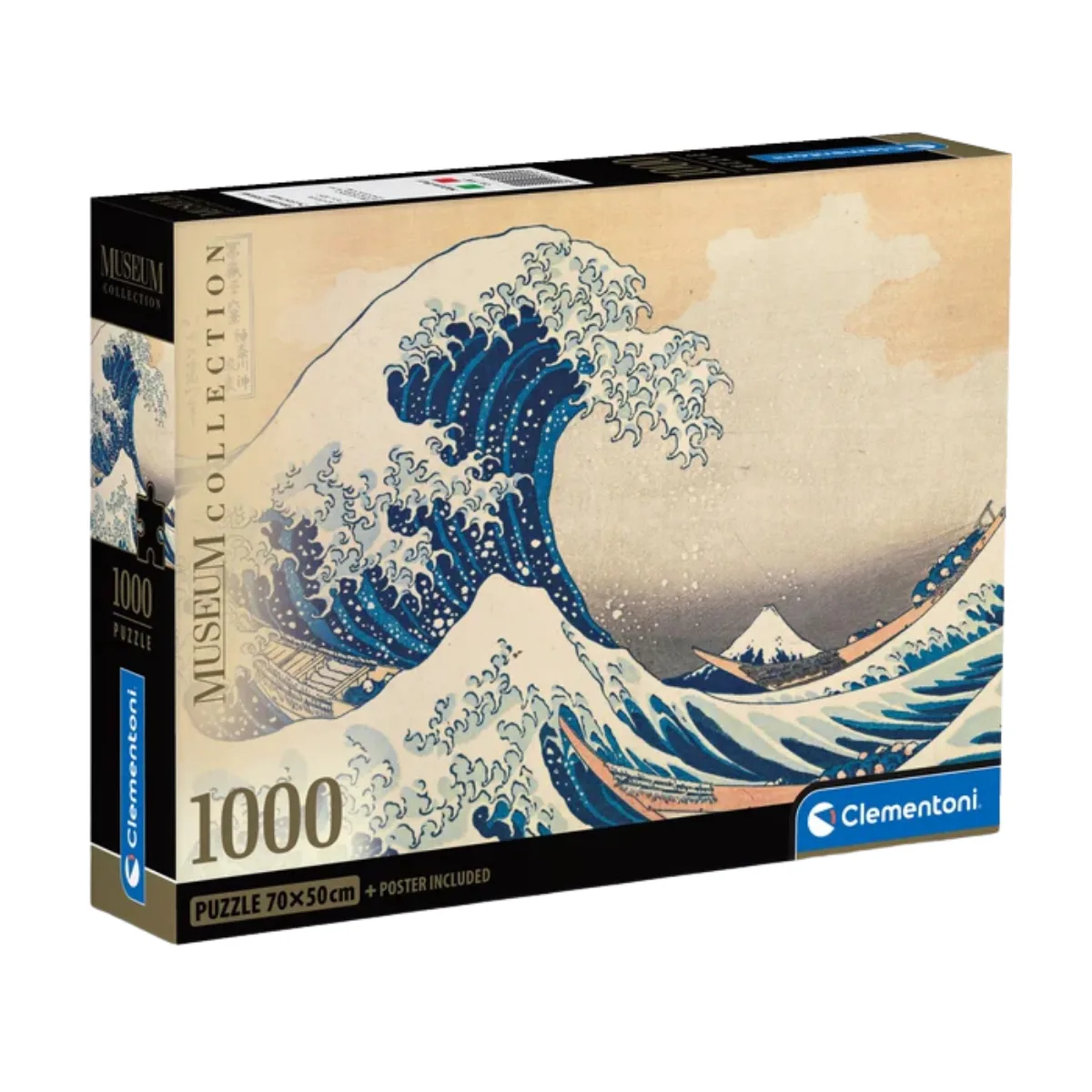 Puzzle Clementoni 1000 Piezas - La Gran Ola de Kanagawa