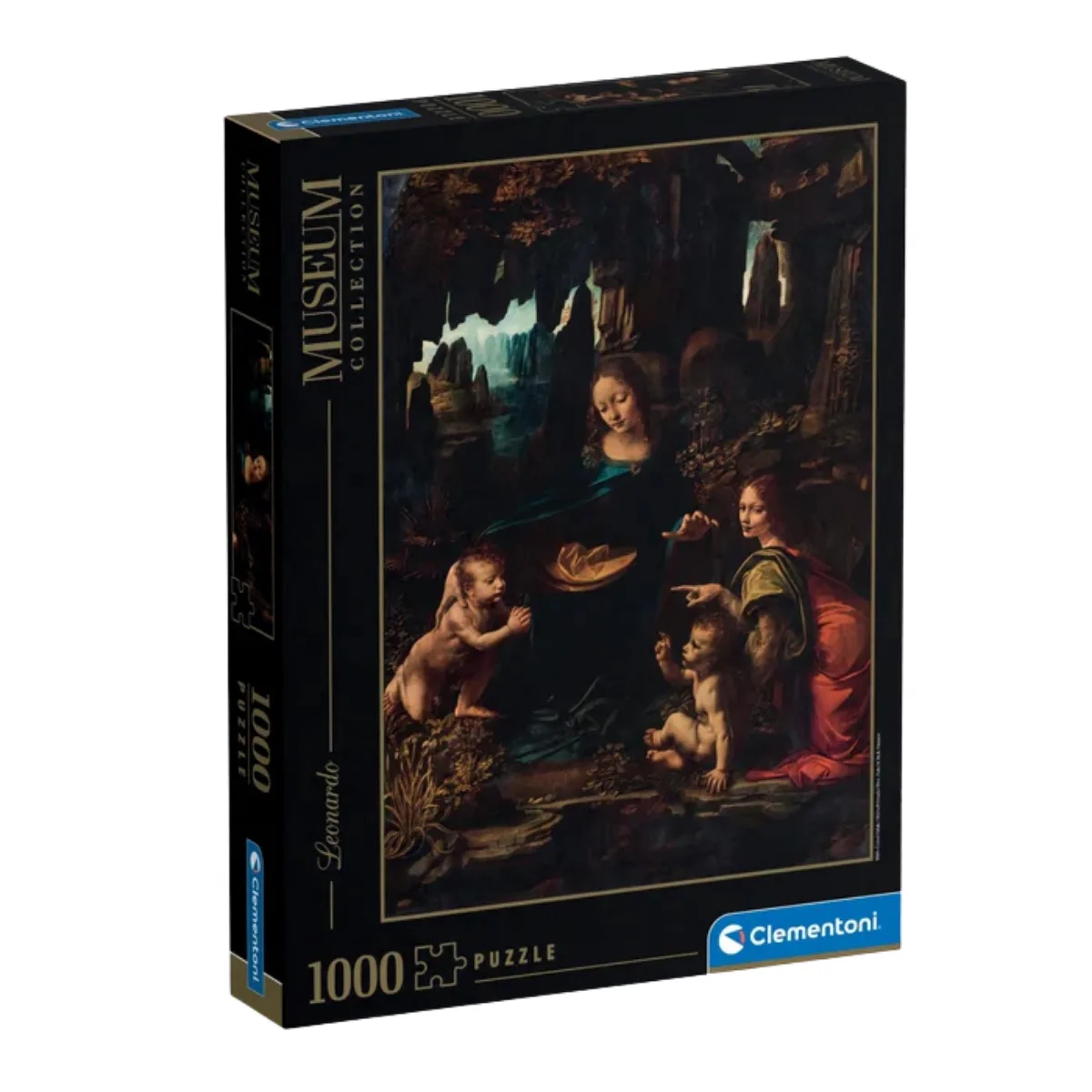 Puzzle Clementoni 1000 piezas - La Virgen de las Rocas Da Vinci