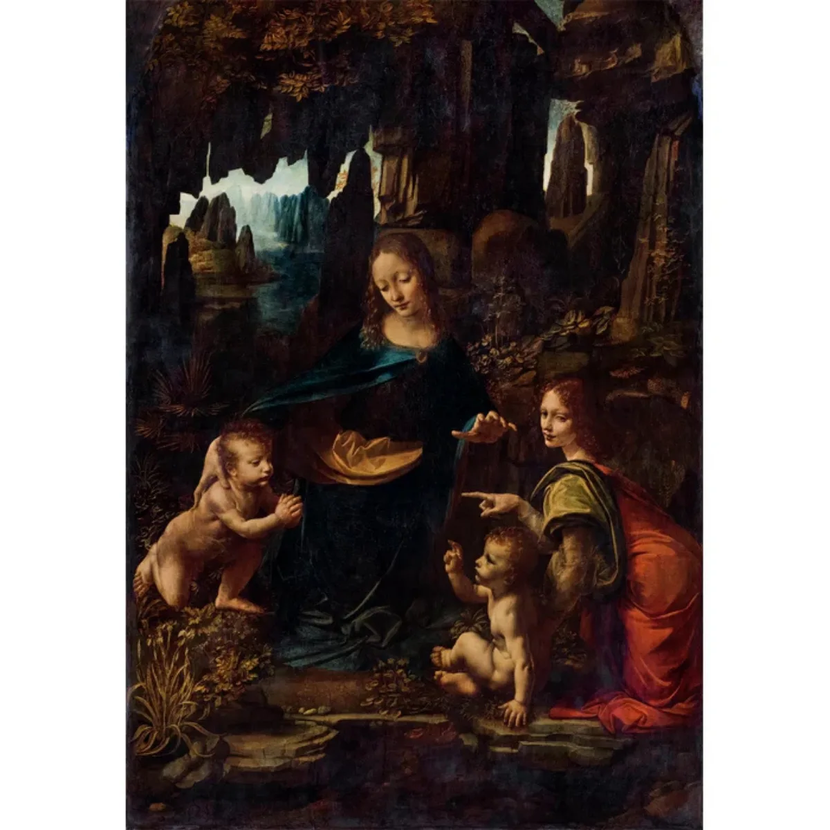 Puzzle Clementoni 1000 piezas - La Virgen de las Rocas Da Vinci