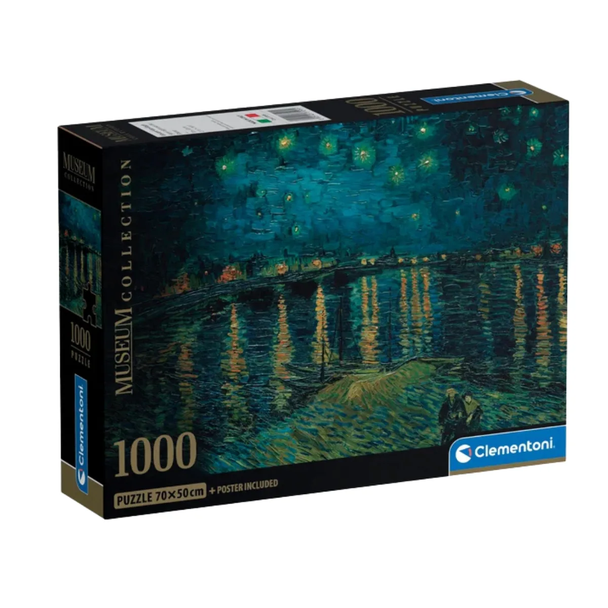 Puzzle Clementoni 1000 Piezas  - Noche Estrellada sobre el Rodano
