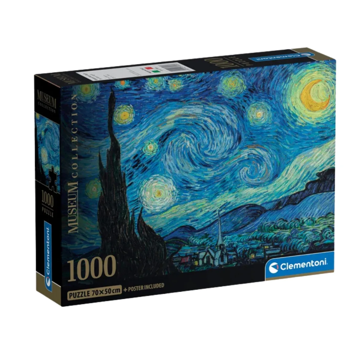 Puzzle Clementoni 1000 Piezas  - Noche Estrellada Van Gogh