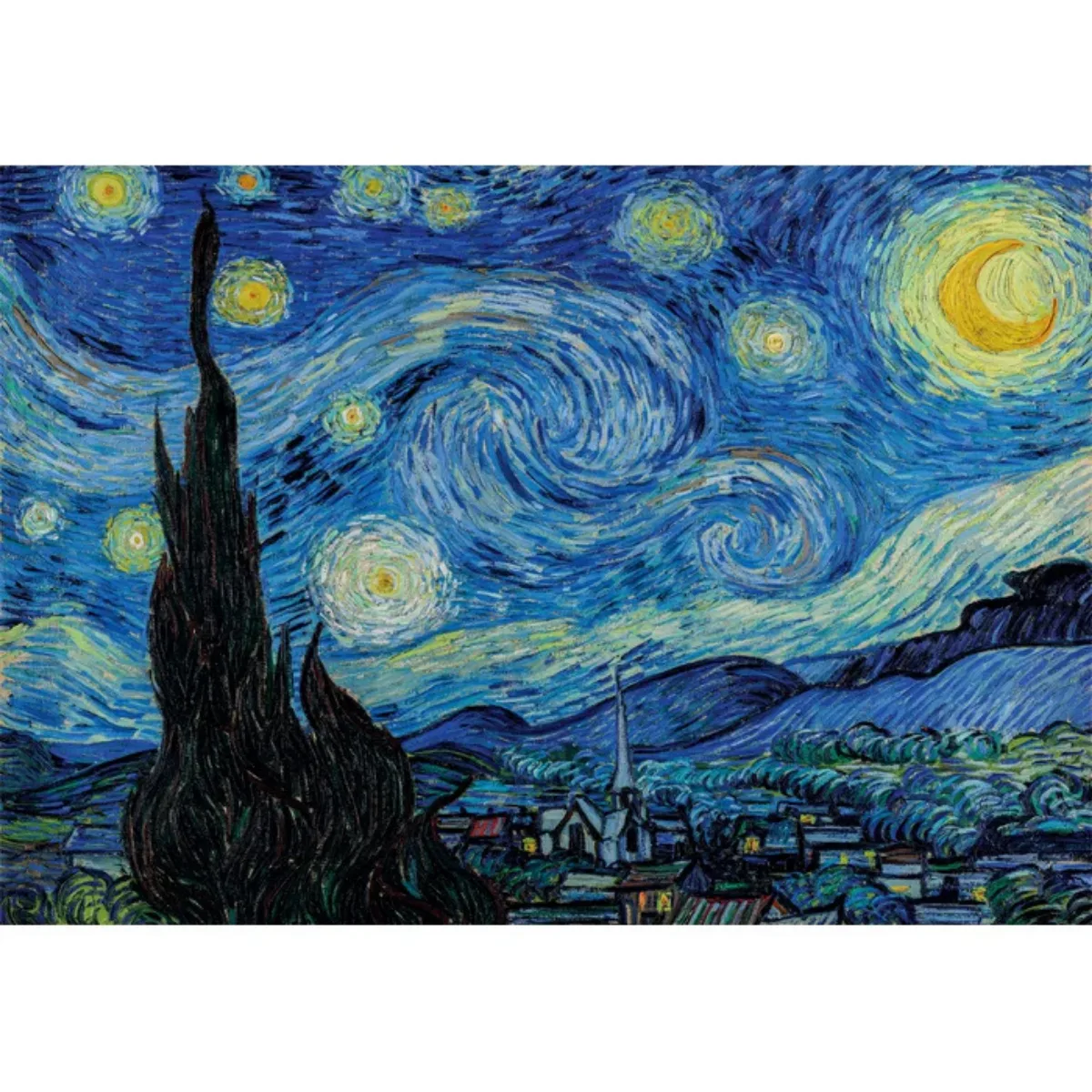 Puzzle Clementoni 1000 Piezas  - Noche Estrellada Van Gogh