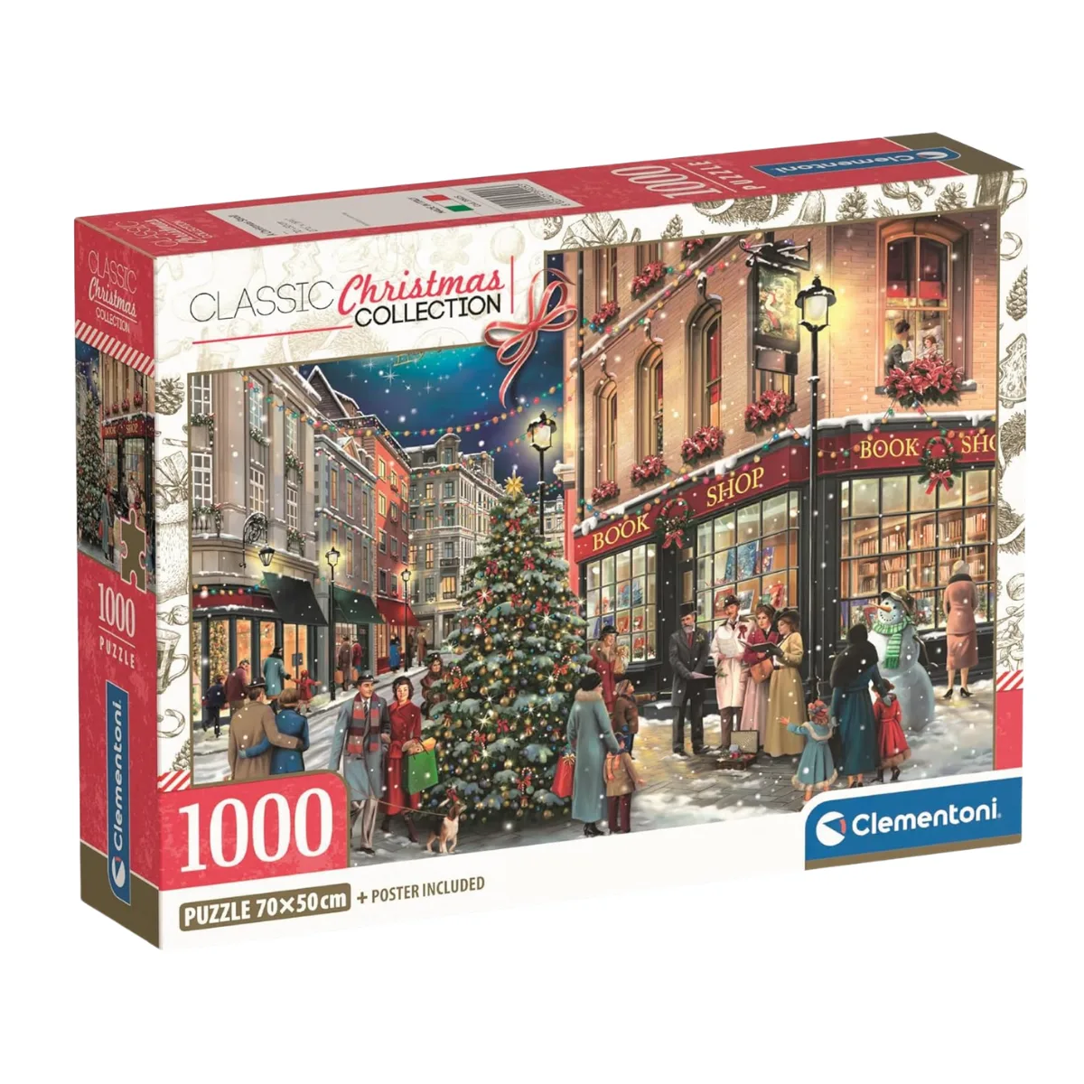 Puzzle Clementoni 1000 Piezas - Paseo de Navidad