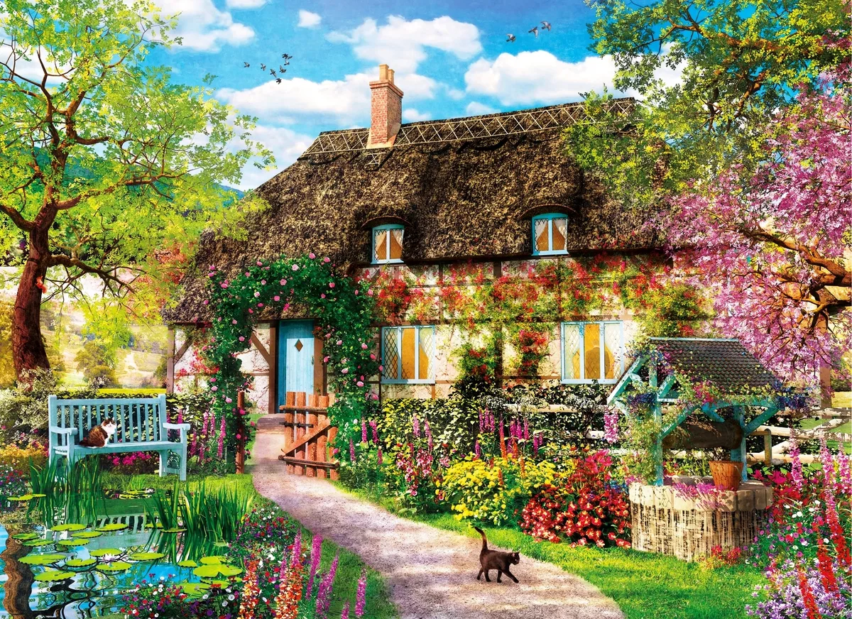 Puzzle Clementoni 1000 piezas - The Old Cottage
