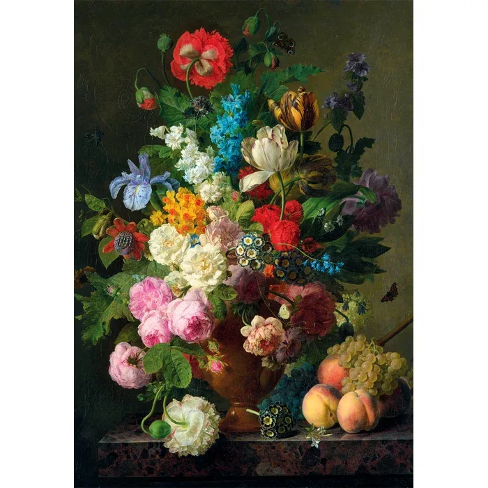 Puzzle Clementoni 1000 piezas - Van Dael - Jarron de Flores