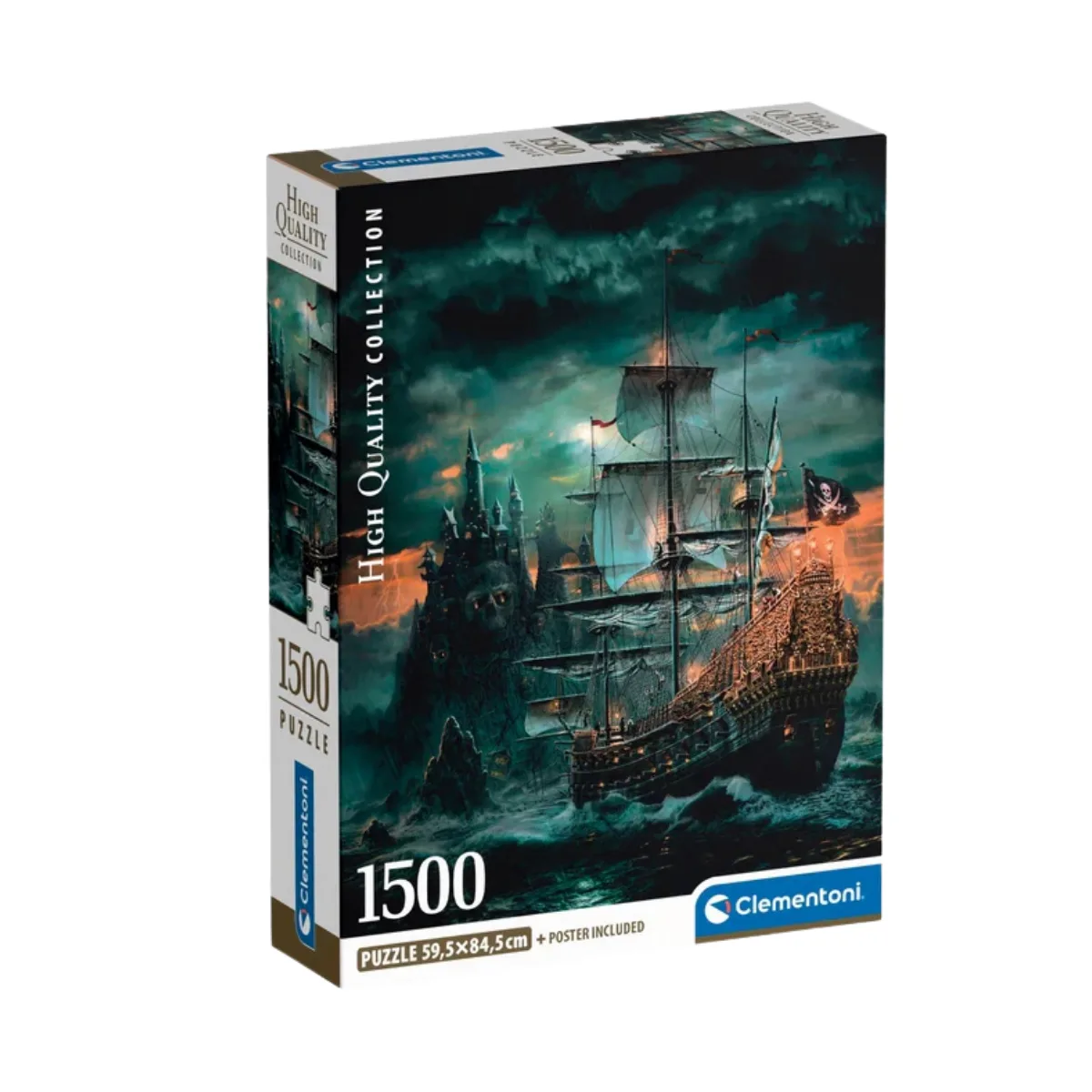 Puzzle Clementoni 1500 piezas - Barco Pirata