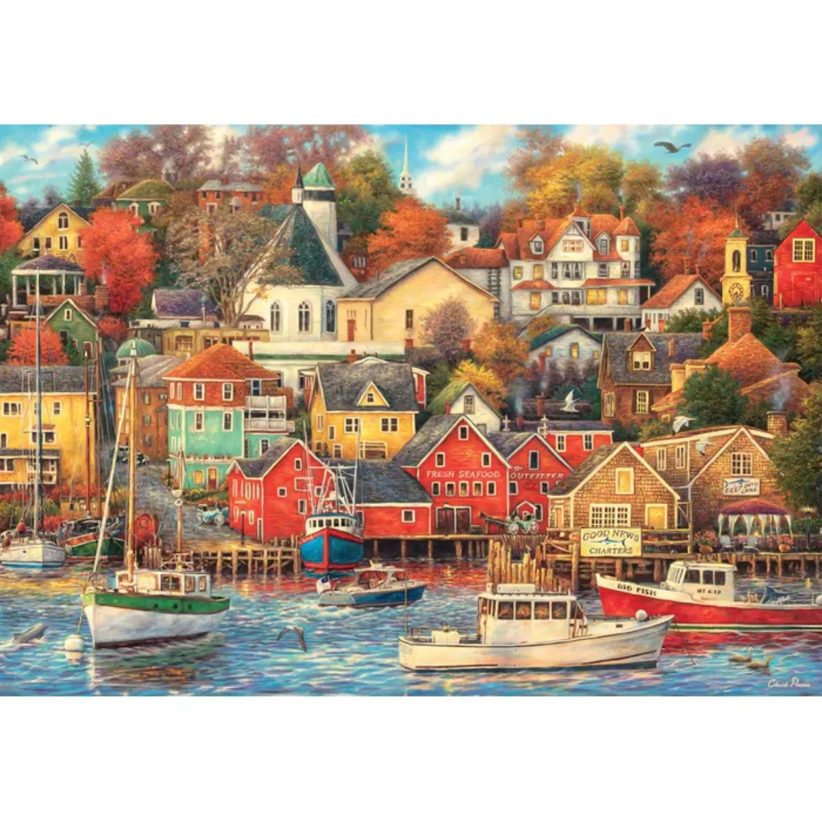 Puzzle Clementoni 1500 piezas - Good Times Harbor