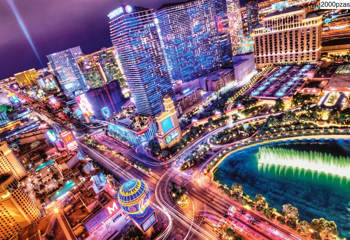 Puzzle Clementoni 2000 piezas - Las Vegas