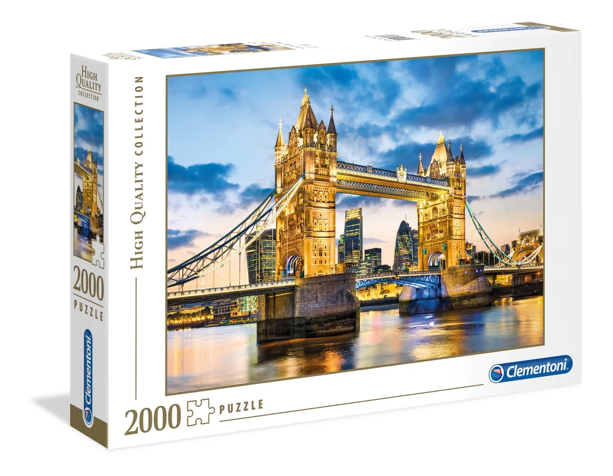 Puzzle Clementoni 2000 piezas - Tower Bridge at Dusk