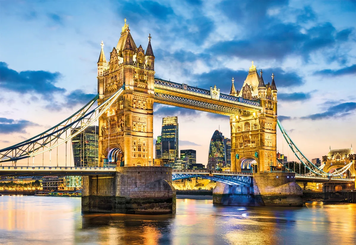 Puzzle Clementoni 2000 piezas - Tower Bridge at Dusk