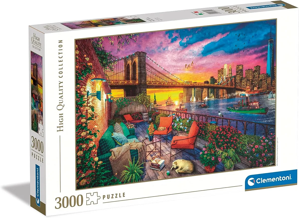 Puzzle Clementoni 3000 piezas - Manhattan al atardecer