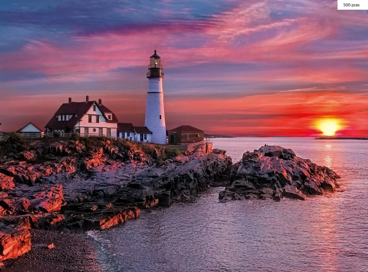 Puzzle Clementoni 500 piezas - Faro de Portland
