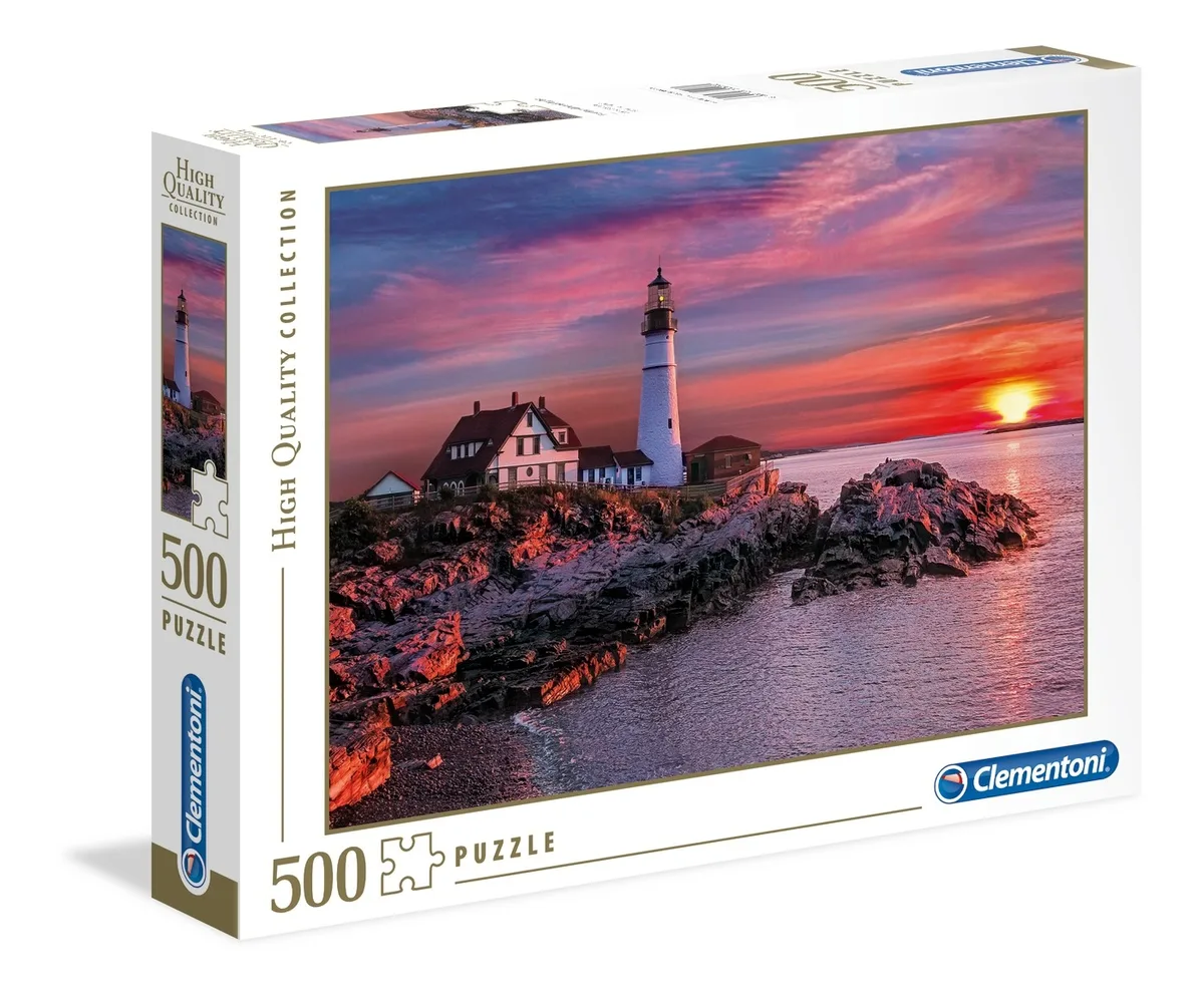 Puzzle Clementoni 500 piezas - Faro de Portland