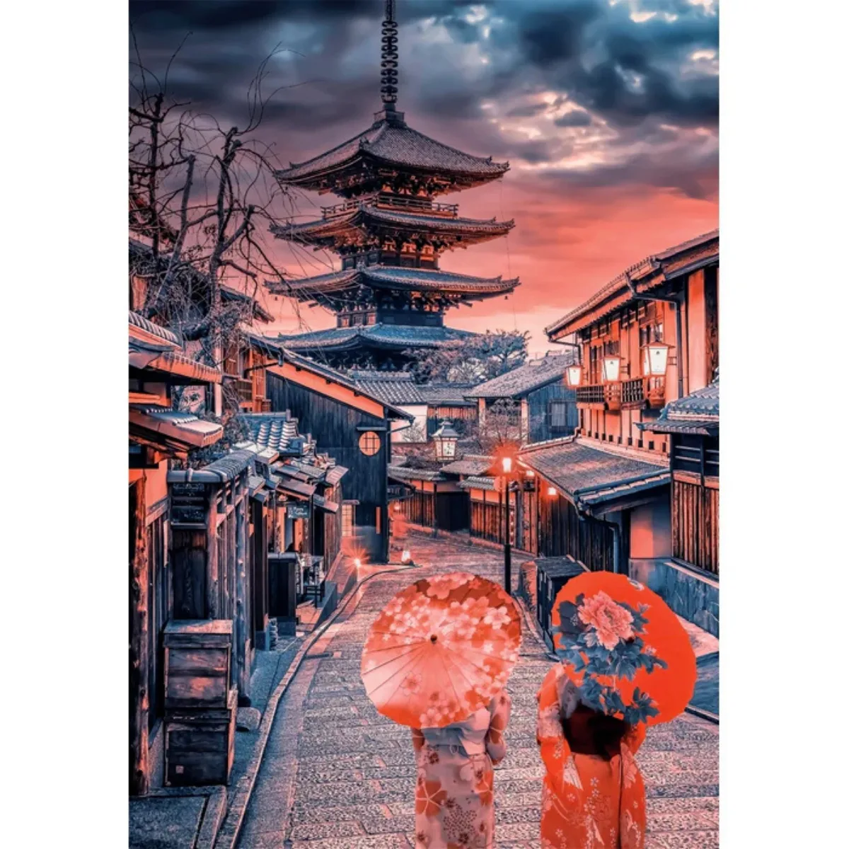 Puzzle Clementoni 500 piezas - Noche en Kioto