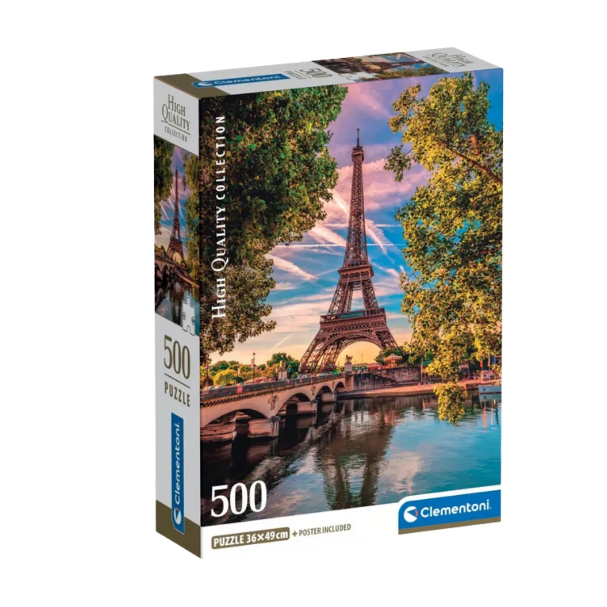 Puzzle Clementoni 500 piezas - Rio Sena , Paris