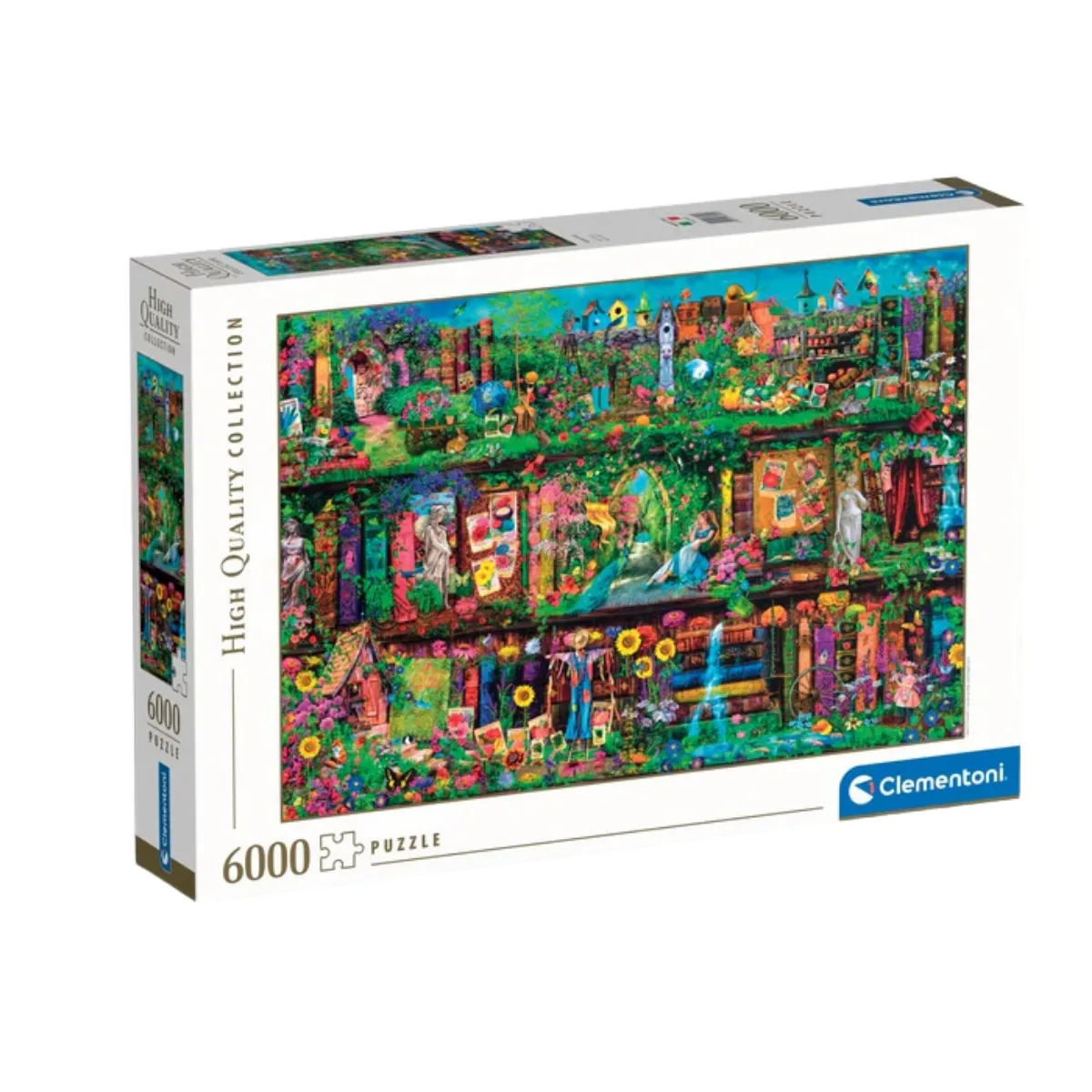 Puzzle Clementoni 6000 piezas - Estante de jardin