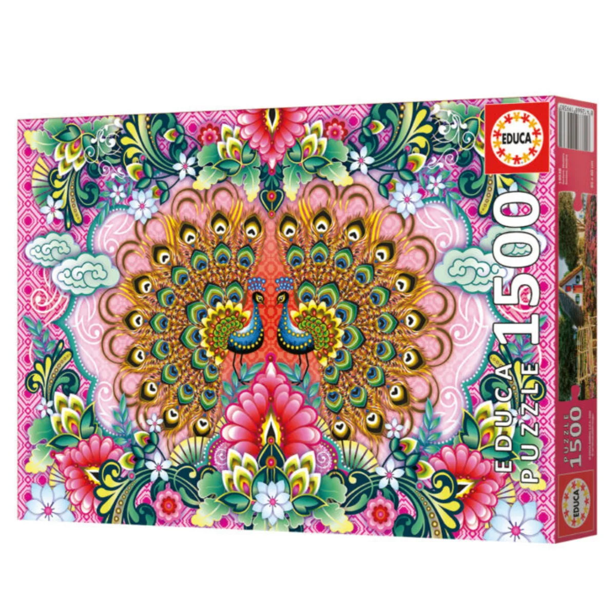 Puzzle Educa 1500 Piezas - Pavos reales de Bengala