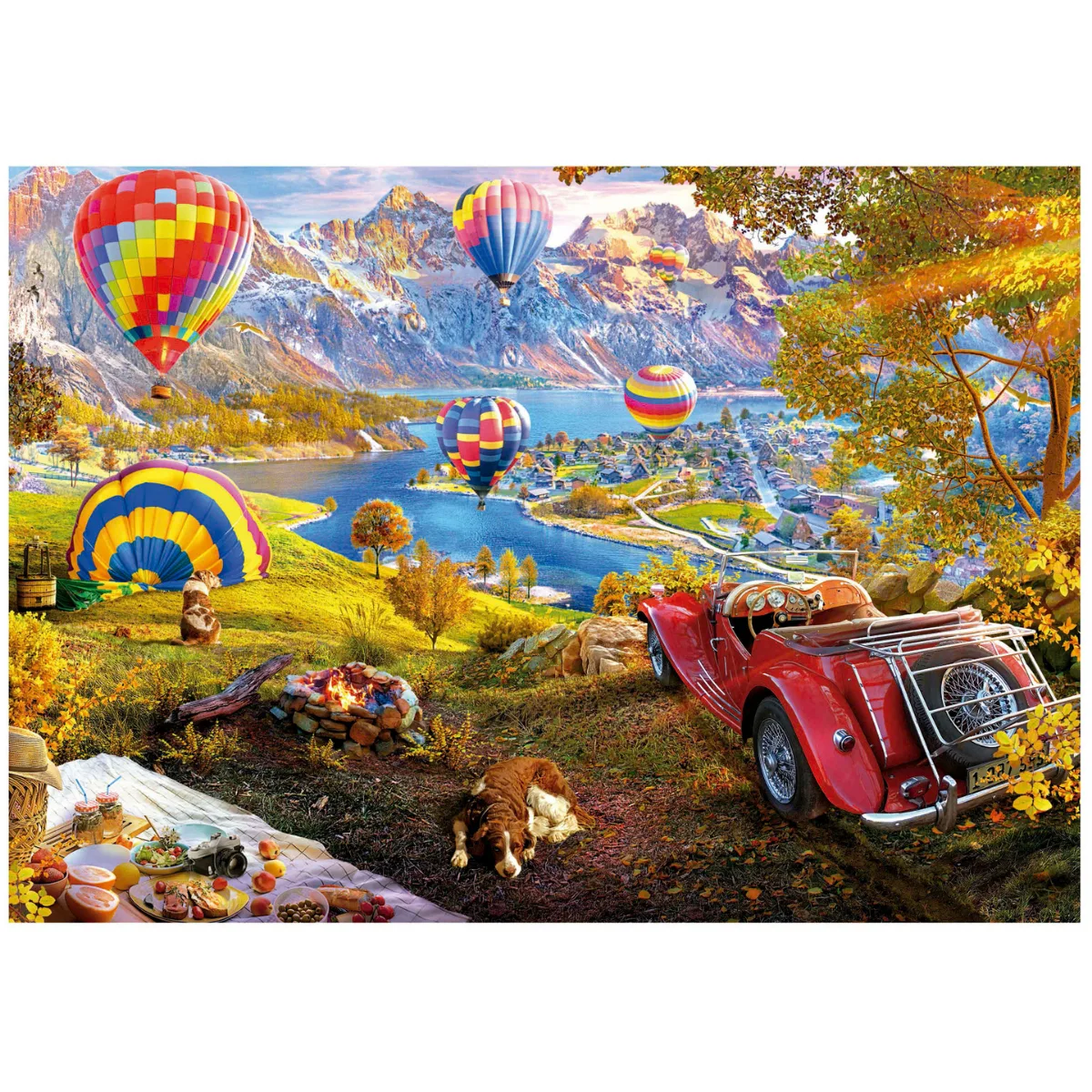 Puzzle Educa 3000 piezas - El Valle de los Globos Aerostaticos