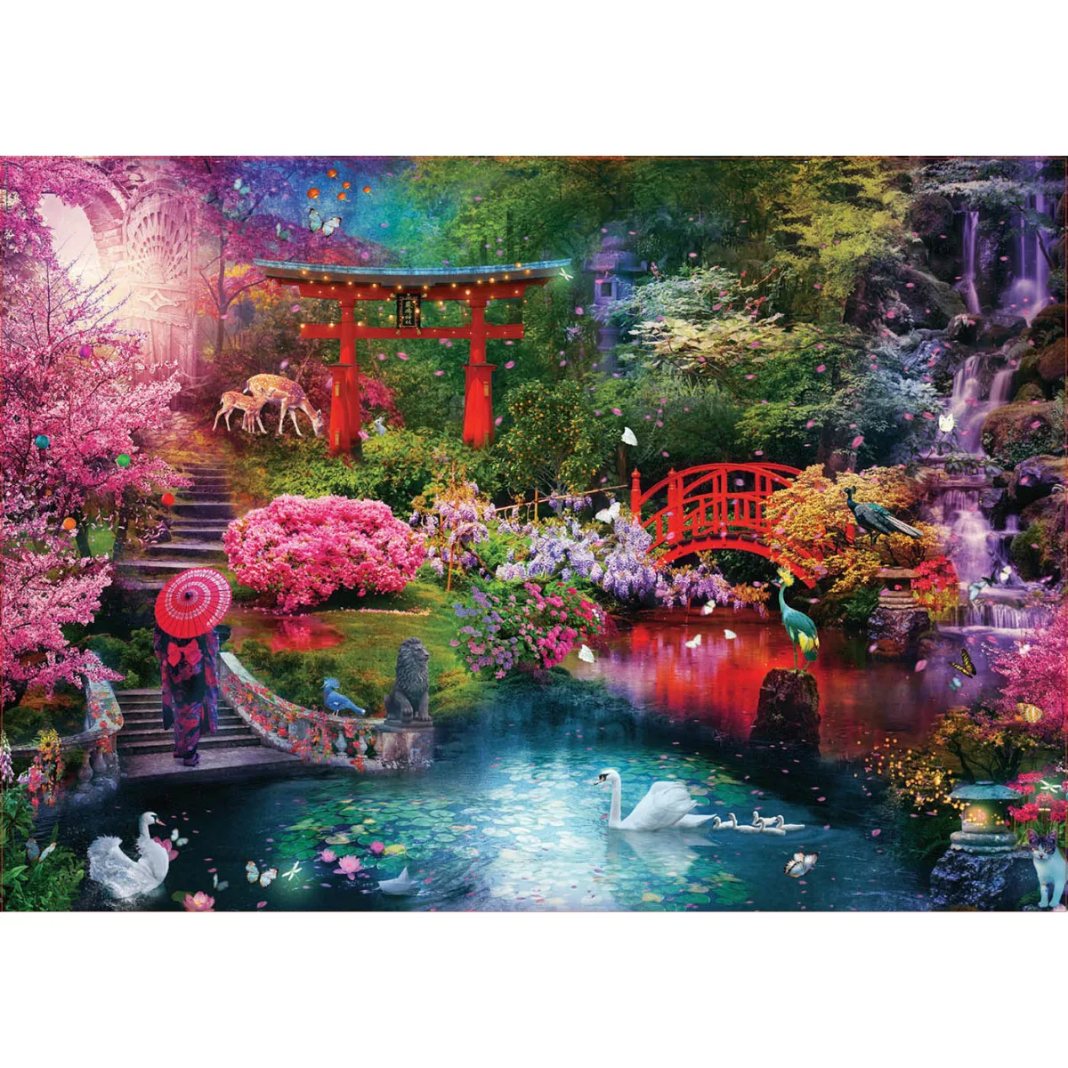 Puzzle Educa 3000 piezas - Jardin Japones