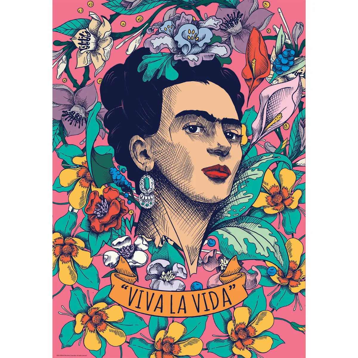 Puzzle Educa 500 Piezas - Frida Kahlo