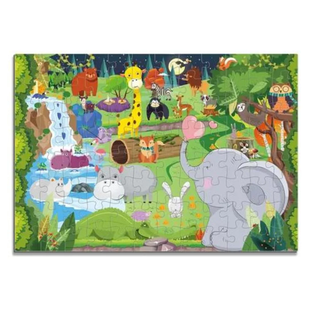 Puzzle Infantil Animales - 96 pzas Ronda