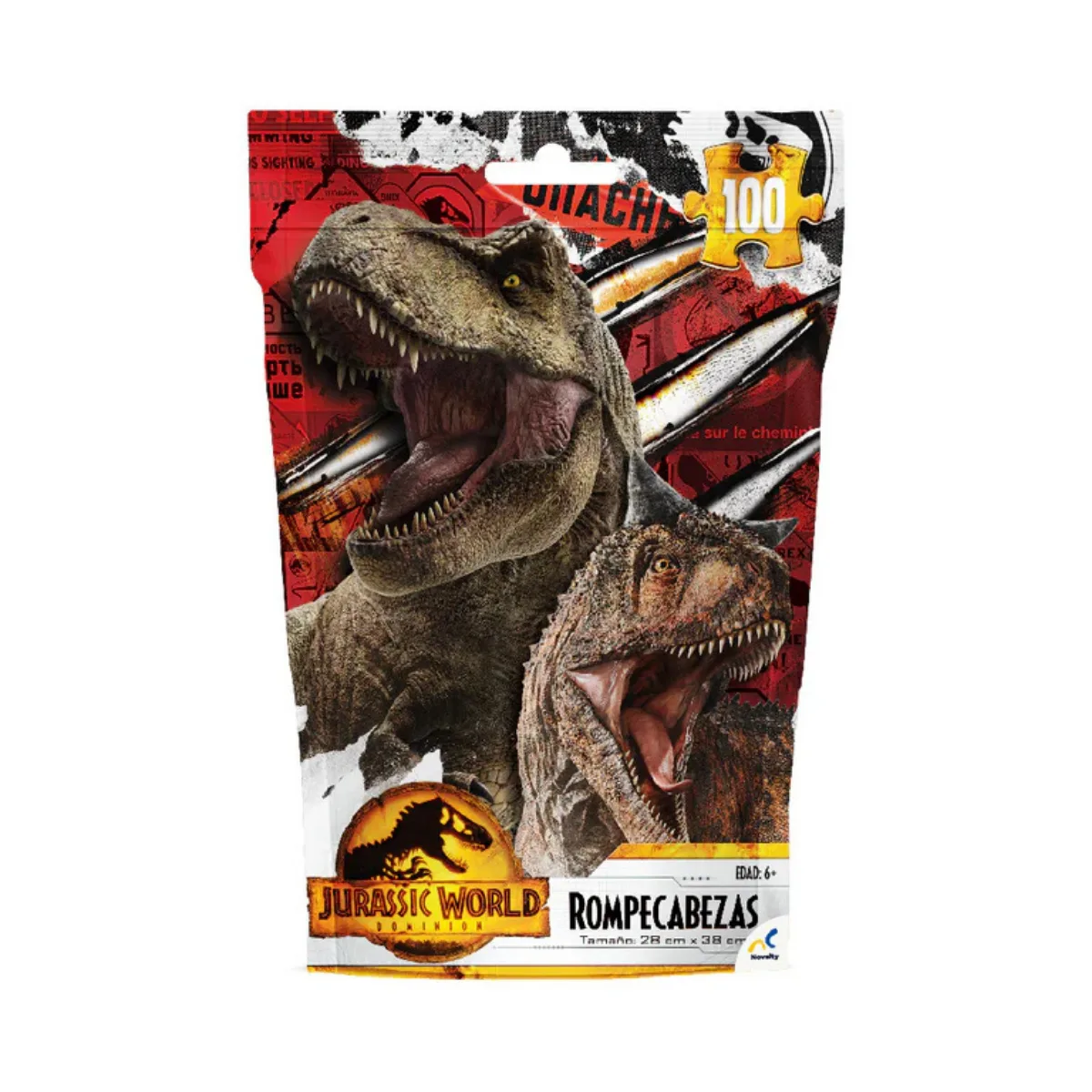 Puzzle Jurassic World 100 Piezas - Novelty