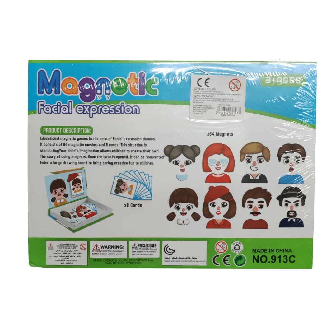 Puzzle Magnetico Animales Formas Expresiones Dinosaurio Princesas 7