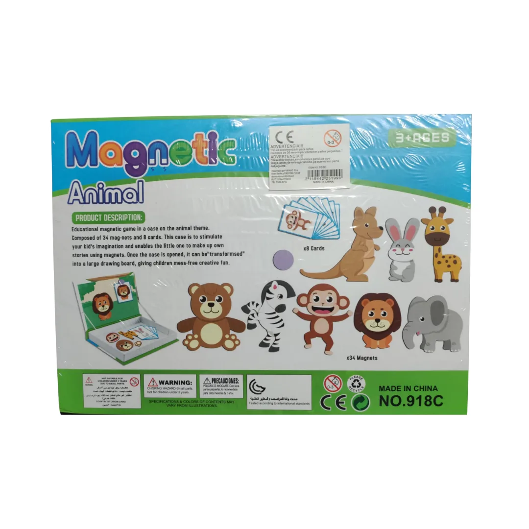 Puzzle Magnetico Animales Formas Expresiones Dinosaurio Princesas 8
