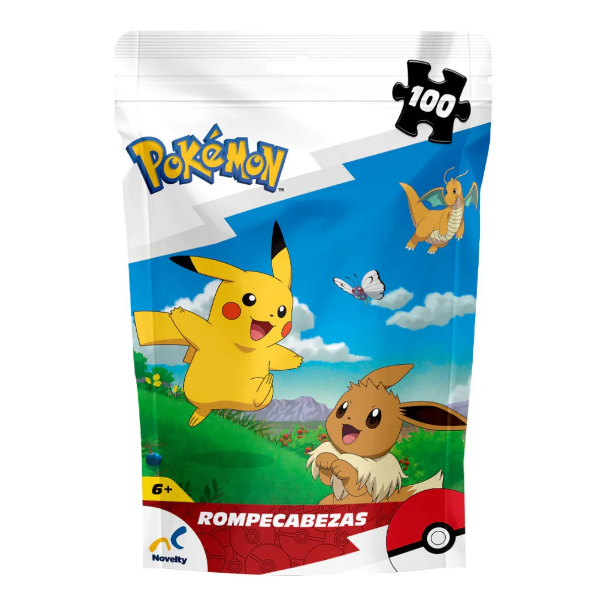 Puzzle Pokemon 100 Piezas - Novelty