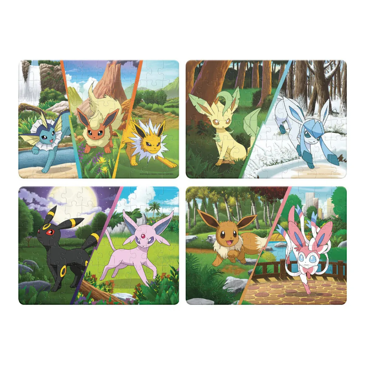 Puzzle x4 Pokemon 60 Piezas - Novelty