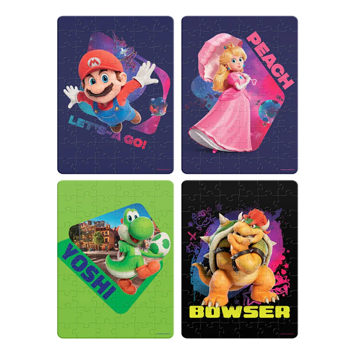 Puzzle x4 Super Mario Galaxy 60 Piezas - Novelty