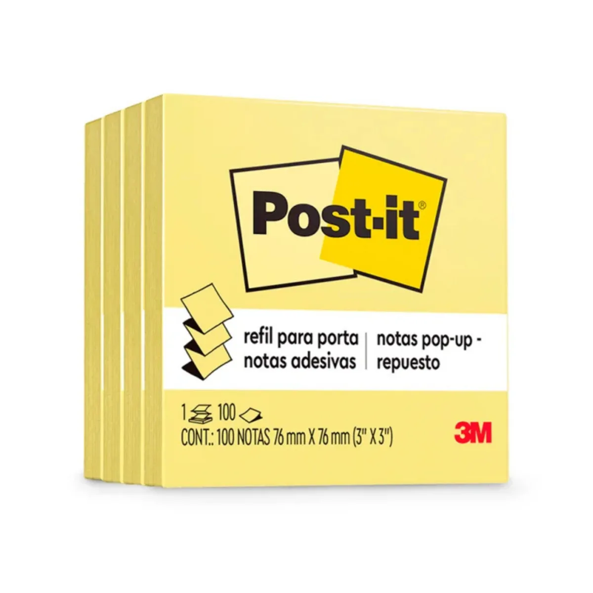 Recarga x100 Post It para Dispensador