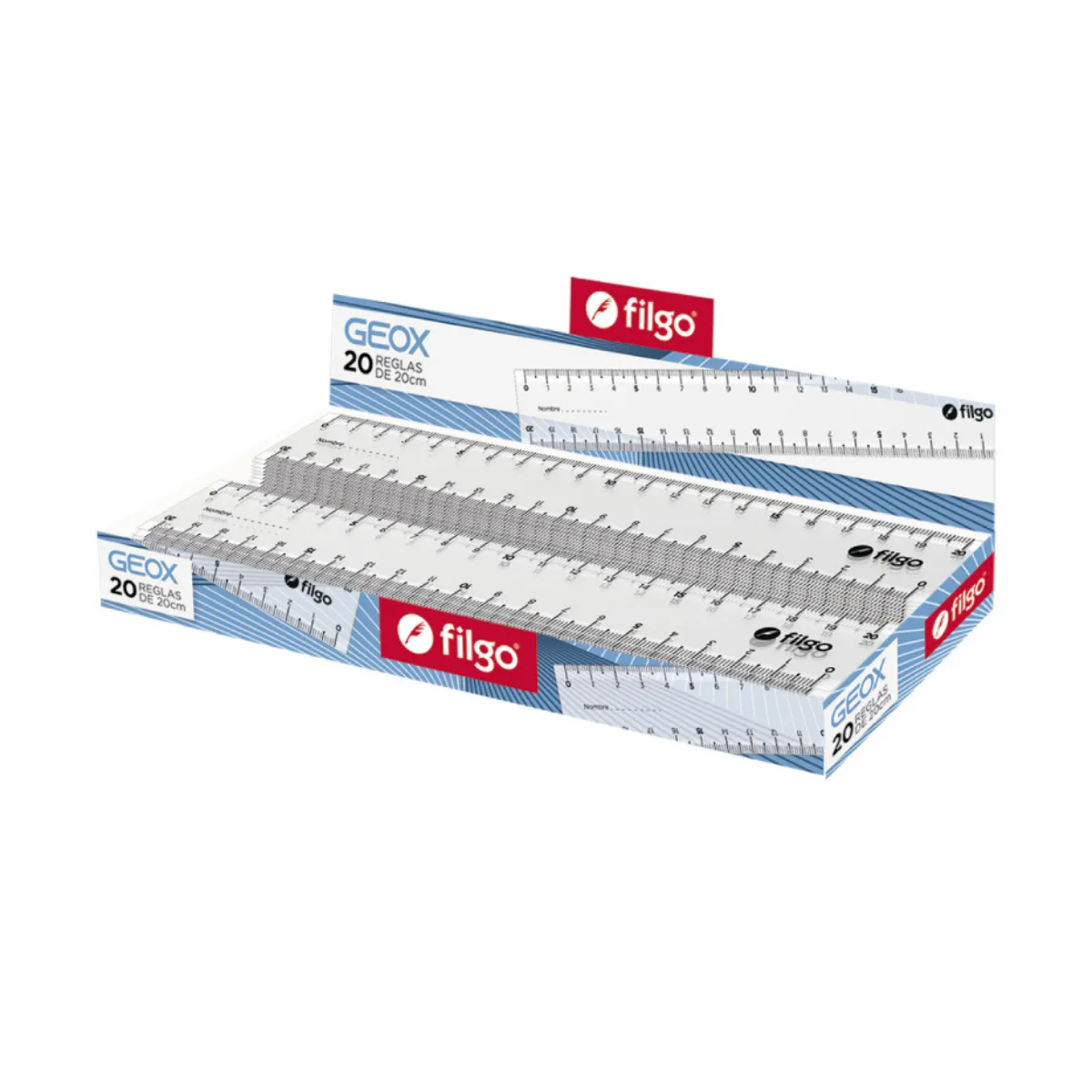 Regla Plastica 20cm - Filgo